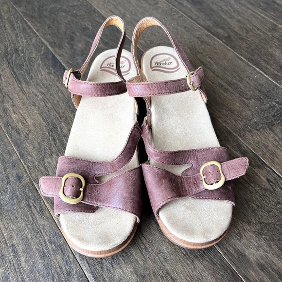 Dansko Shoes Dansko Wedge Sandals 984262200 Tan Brown Jamey Womens Size 0511 Eu 41 Poshmark